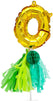 Mini ONE Balloon Cake Topper Letters, 1st Birthday Party Jungle Safari Décor