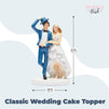 Wedding Cake Toppers Bride and Groom Couple Figurine Party Decoration