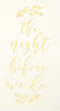 100 Pack Wedding Rehearsal Dinner Napkins with Gold Foil Accents, The Night Before We Do (3-Ply, 4 x 8 In)