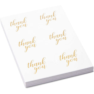 Cellophane Cookie Bags with Thank You Stickers, Gold Polka Dots (4x4 In, 250 Pack)