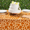 Animal Print Tablecloths for Jungle Safari Birthday Party (54x108 In, 4 Pack)