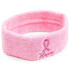 Pink Breast Cancer Awareness Sweat Bands and Headband Set (3 Pieces)