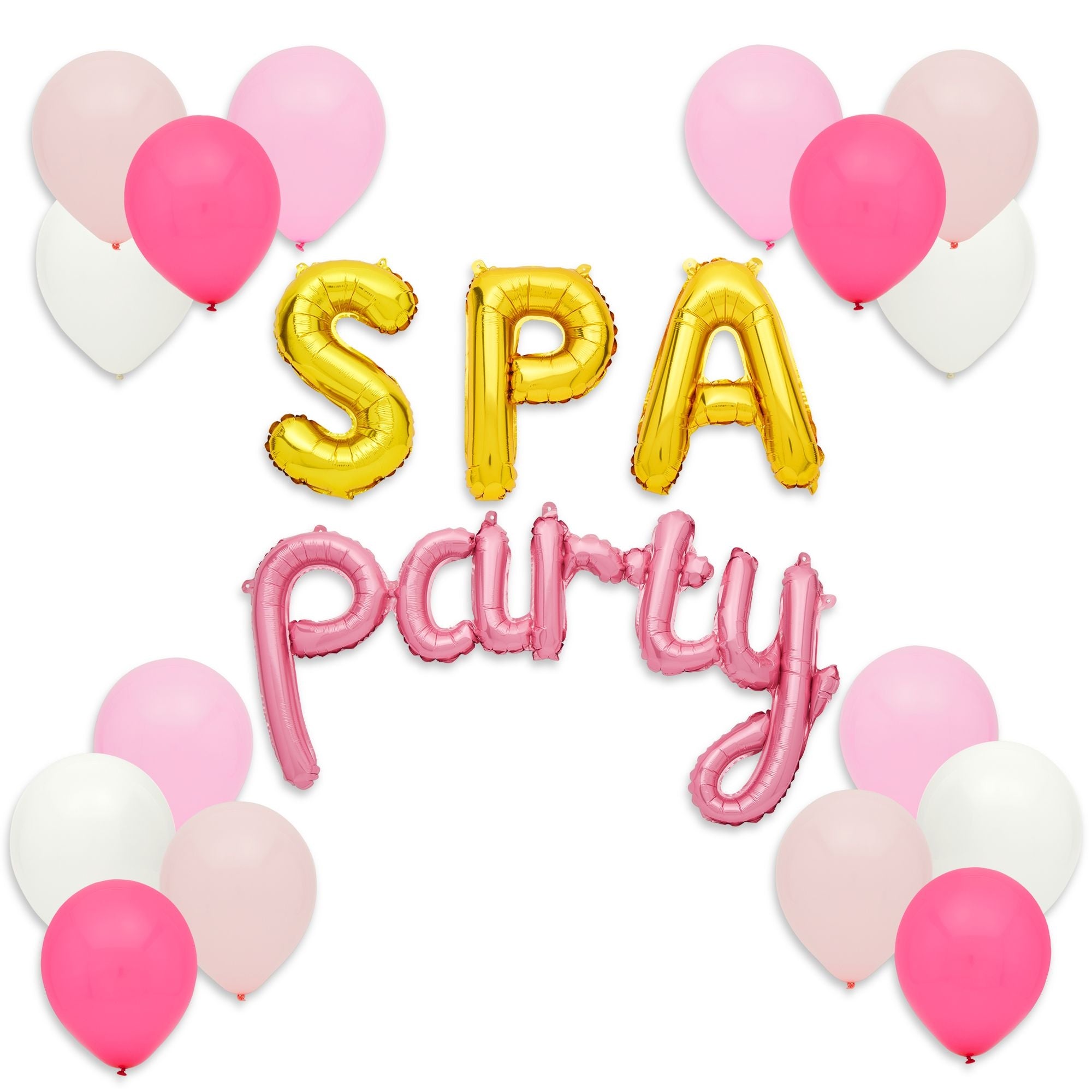55 Pieces Spa Party Balloons for Slumber Party Decorations, Girls Nigh –  Sparkle and Bash