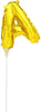 YAY Balloon with Tassel (7 in, Gold)