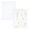 60 Sheets Metallic Gold Star Tissue Paper Bulk for Gift Wrapping Bags & Packaging, Small Business