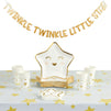 Twinkle Twinkle Little Star Party Supplies for Gender Reveal, Baby Shower (Serves 24)