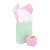 Pink and White Tissue Paper for Gift Wrapping Bags, Metallic Bulk Set (60 Sheets)