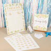 Gender Reveal Party Game, Cast Your Vote Board with Stand & 120 Boy or Girl Voting Stickers for Baby Shower