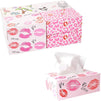 8 Pack Bachelorette Party Facial Tissue Box Set, 3-Ply, 100 Sheets/Box, 800 Sheets Total
