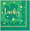 St Patrick's Party Pack, Dinnerware, Tablecloths, and Cups (Serves 24, 74 Pieces)
