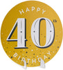 40th Birthday Decorations, Includes Table Centerpieces, Wall Sign, Ceiling Decorations and Confetti String (12 Pieces)