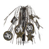 Happy 30th Birthday Cascade Centerpieces, Anniversary Table Settings (12 In, 3 Pack)