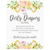 Dirty Diaper Baby Shower Game for Boys (8.5 x 11 Inches, 13-Pack)