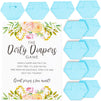 Dirty Diaper Baby Shower Game for Boys (8.5 x 11 Inches, 13-Pack)