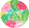 80-Pack Hawaiian Paper Plates, Luau Birthday Party Decorations (7 in)