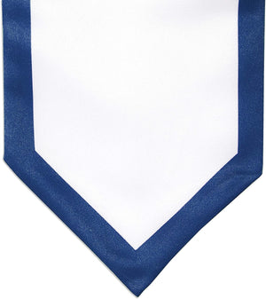 Honors Graduation Stoles for 2023 Graduates, White and Navy Blue Sash (72 In, 2 Pack)