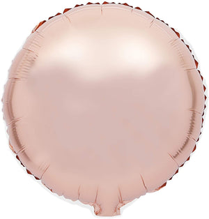 Rose Gold Foil Star Balloons and Weight for Baby Shower, Party Decorations (26 Pieces)