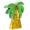 Tropical Palm Tree Pinata for Hawaiian Luau, Summer Birthday Party Decorations (Small, 12.6 x 3.0 x 16.9 In)