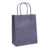 25 Pack Medium Navy Blue Gift Bags with Handles, Bulk Set for Birthday Party Favors (8x10x4 In)