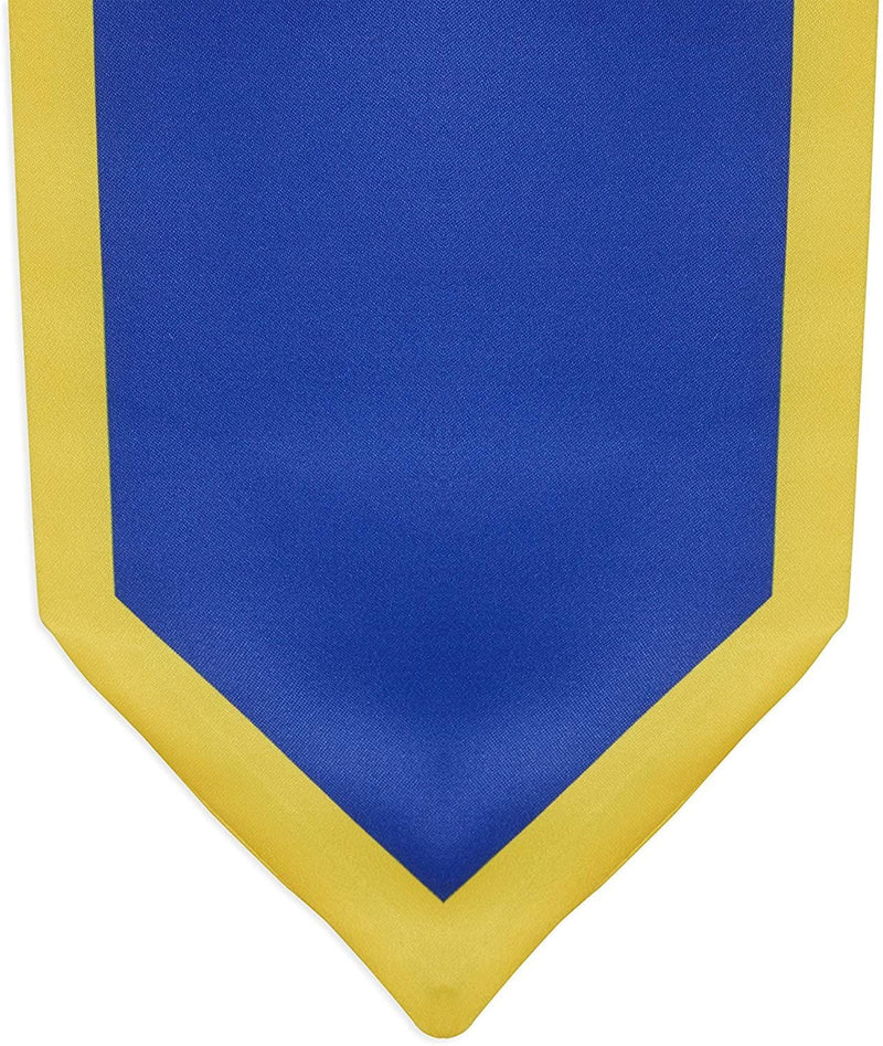 Honors Graduation Stoles for 2023 Graduates, Blue and Gold Sash (72 In, 2 Pack)