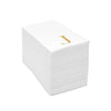 Gold Foil Initial Letter J White Monogram Paper Napkins (4 x 8 In, 100 Pack)