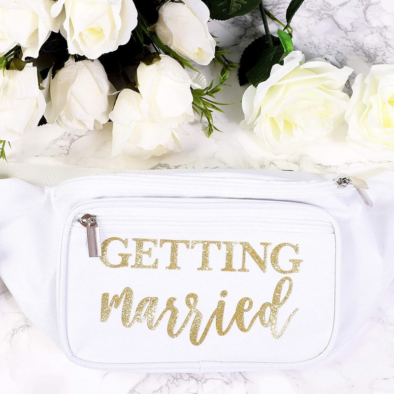 Getting Married Fanny Pack for Bridal Shower, Bachelorette