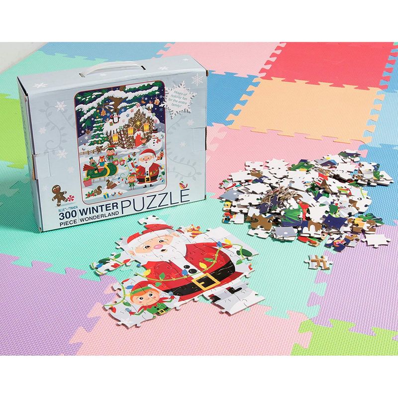 Christmas Jigsaw Puzzle, 300-Piece Large Holiday Winter Wonderland (20 x 27 In)