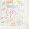 Hello Baby Girl Paper Napkins for Baby Shower Party (6.5 x 6.5 In, 100 Pack)