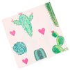 Cactus Plastic Table Cover for Parties (54 x 108 in, Pink, Rectangle, 3 Pack)