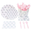 Elephant Themed Party Supplies Pack for Baby Showers (Serves 24)