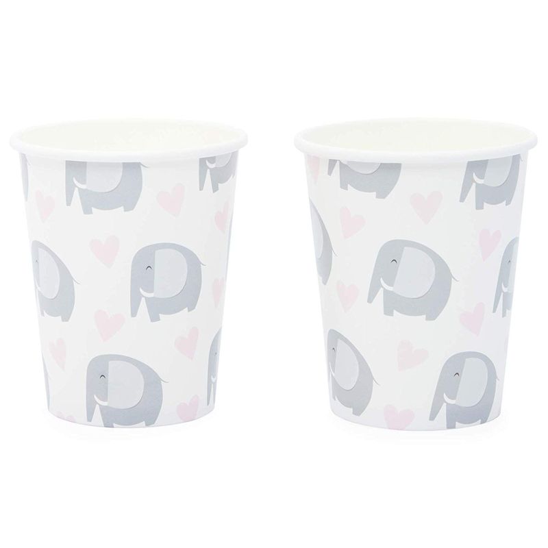 Elephant Themed Party Supplies Pack for Baby Showers (Serves 24)