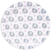 Elephant Party Plates for Baby Showers (9 In, Pink, 80 Pack)