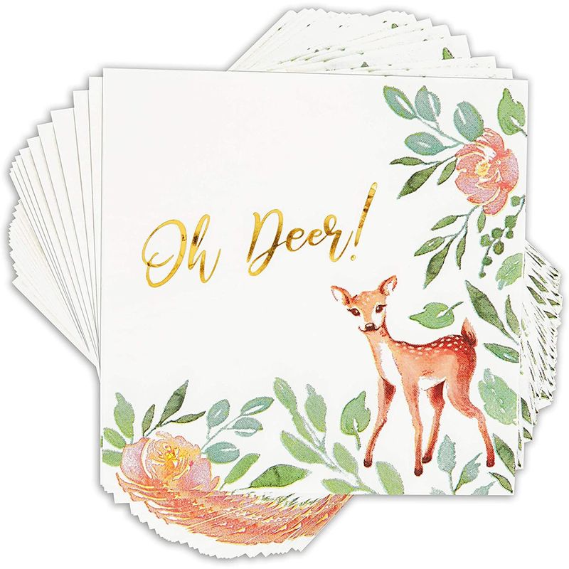 Oh deer girl baby shower decorations fashion