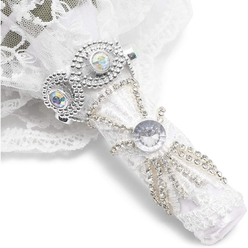  Rhinestone Bouquet Holder - Decorated Jeweled Wedding