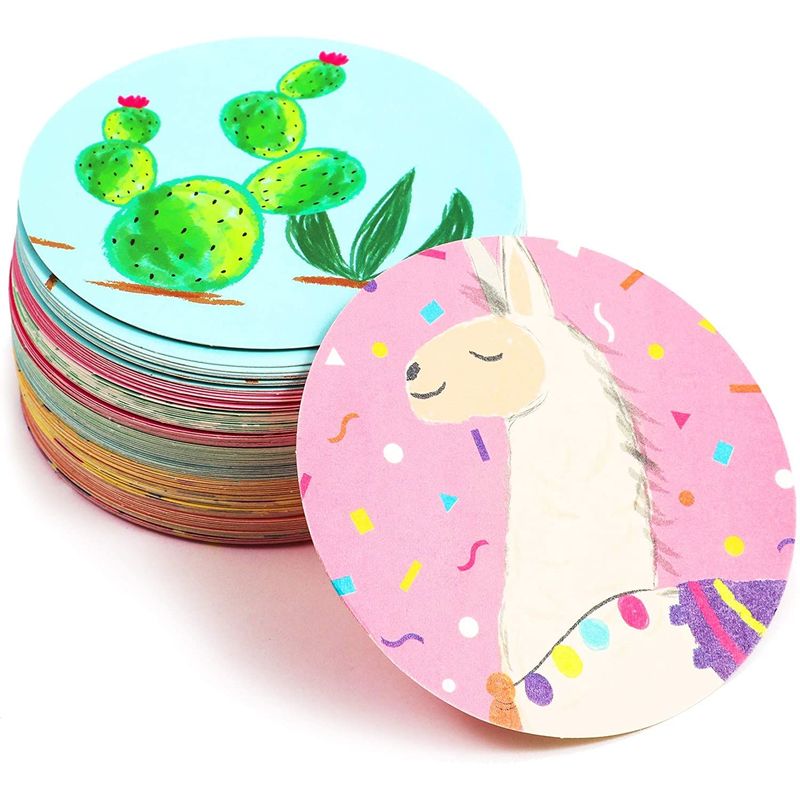 Llama Confetti for Baby Showers, Birthday Parties (10 Designs, 100 Pack, 3 in.)