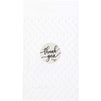 White Polka Dot Cellophane Cookie Bags, Thank You Stickers (4 x 6 in, 250 Pack)