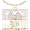 Gender Reveal Bee Theme Party Pack, He Or She What Will It Bee (Serves 24, 75 Pieces)