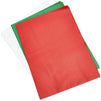 15 Christmas Party Gift Bags, 24 Sheets of Tissue Paper (8 x 10 x 4.7 in, 39 Pieces)