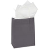 Medium Gift Bags with Handles, Dark Grey (8 x 10 x 4 Inches, 25 Pack)