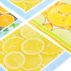 Lemon Paper Napkins for Summer Fruit Party (6.5 x 6.5 In, 150 Pack)
