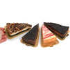 Mini Cake Boards, Gold Foil Triangle Dessert Bases (3 x 4.6 In, 200 Pack)