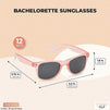 Bachelorette Party Favor Sunglasses, I Do Crew (Pink, 12 Pack)