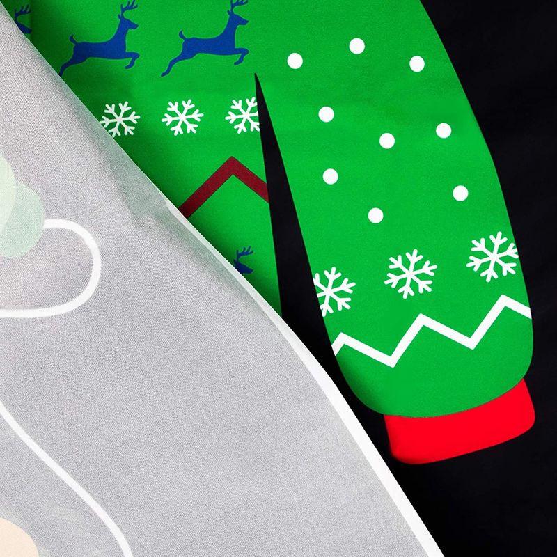 Christmas Photo Booth Backdrop for Ugly Holiday Sweater Party (7 x 5 Ft)