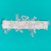 Rhinestone Wedding Dress Belt, Bridal Sash for Women (1.5 x 87 In)