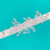 Rhinestone Wedding Dress Belt, Bridal Sash for Women (1.5 x 87 In)