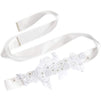 Rhinestone Wedding Dress Belt, Bridal Sash for Women (1.5 x 87 In)