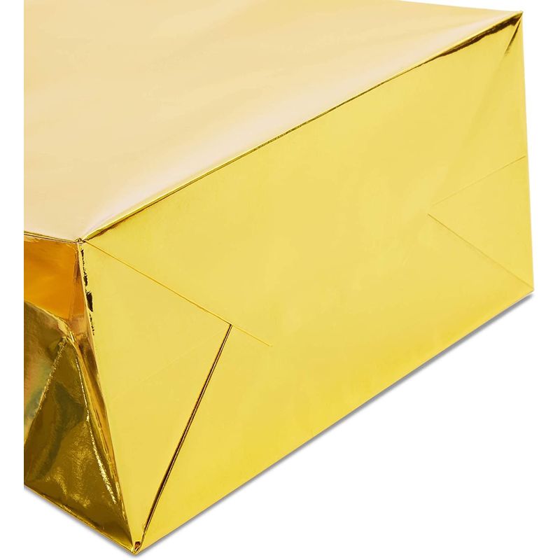 Small Gold Paper Gift Bag 5 1/4in x 8 1/4in