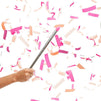 Pink Confetti Wand for Girl Gender Reveal Party (0.75 x 13.8 Inches, 12 Pack)