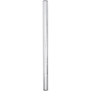 White and Silver Confetti Wands for Wedding Reception Supplies (14 in, 8 Pack)