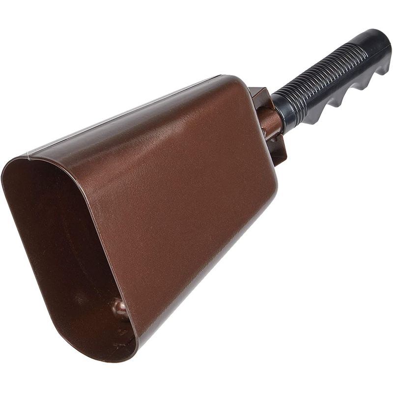 Cowbell with Handle - Cow Bell Noisemakers, Loud Call Bell for Cheers,  Sports Games, Weddings, Farm, Blue, 4.75 x 11 x 2.375 Inches 
